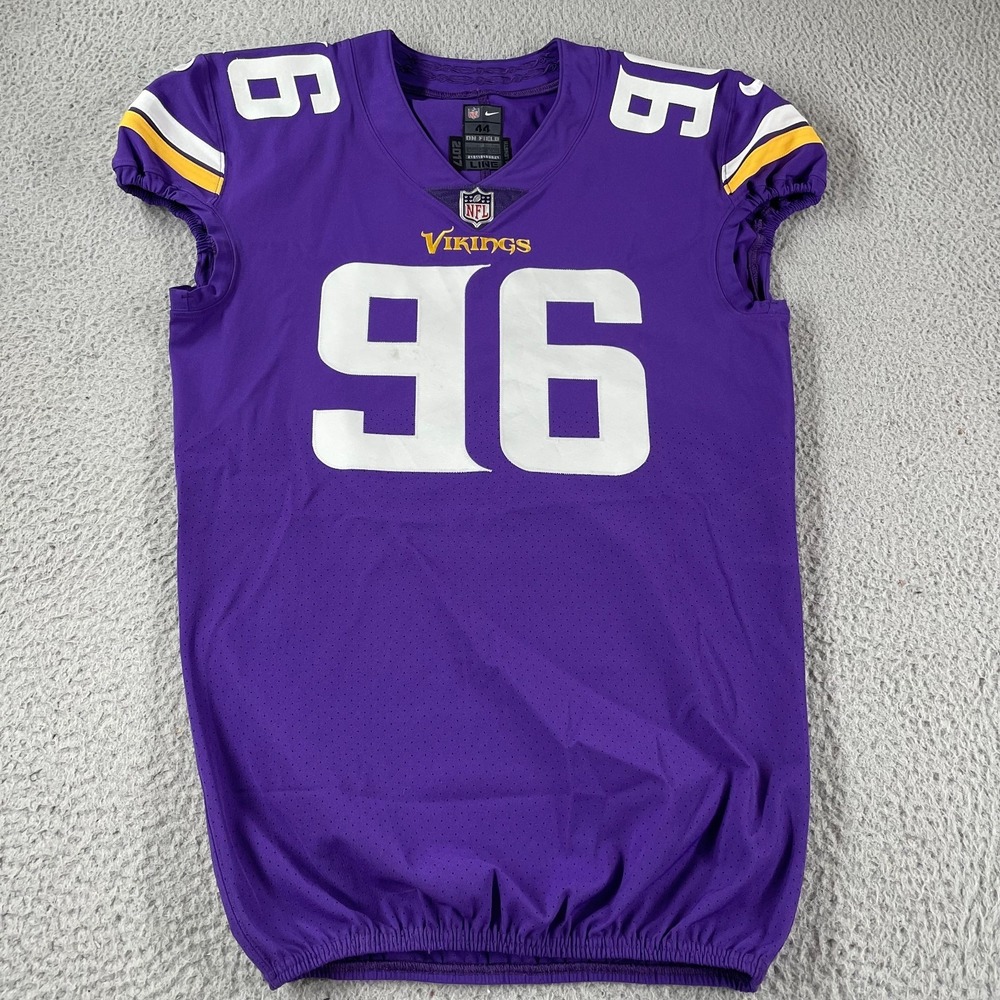 Minnesota Vikings Nike Purple #96 Authentic NFL ON FIELD Team Jersey 2017 Sz 44